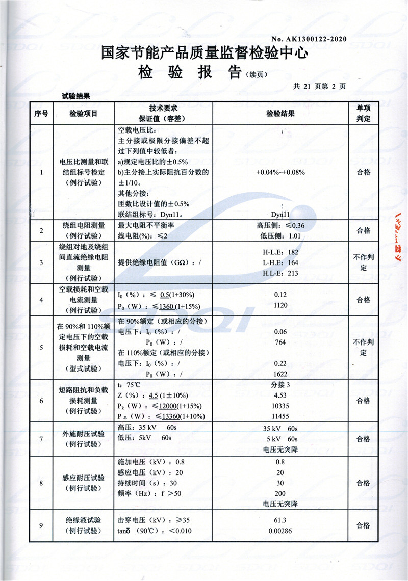 高低压试验报告-S11-1250哈密哈密哈密油浸式变压器-2.jpg